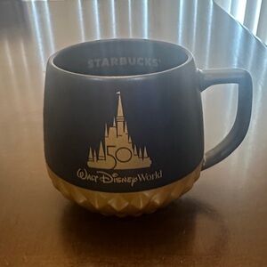 Starbucks Black and Gold Disney World Mug